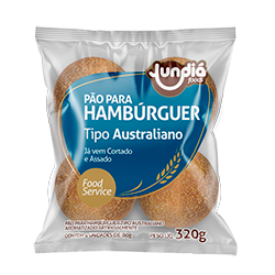 PÃO HAMBÚRGUER AUSTRALIANO JUNDIÁ FOODS