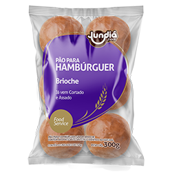 PÃO HAMBÚRGUER BRIOCHE JUNDIÁ FOODS